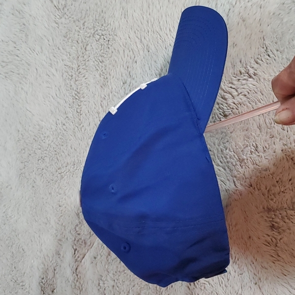 6-Panel OUTDOOR CAP Team MLB Ballcap-Royal Blue w/White Embroidered LA-EC-Sz S/M - Picture 5 of 12